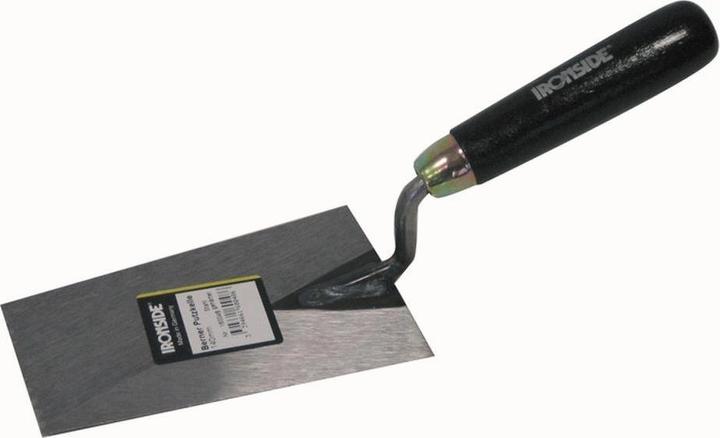 Actual product image Ironside 110-60140IS Berner cleaning trowel 140mm steel, silver/black (14 cm)