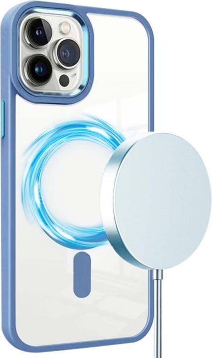 Produktbild Jaym Coque Bumper Compatible Magsafe Pour Iphone 16 Pro - Bleu - ® (Apple iPhone 16 Pro)