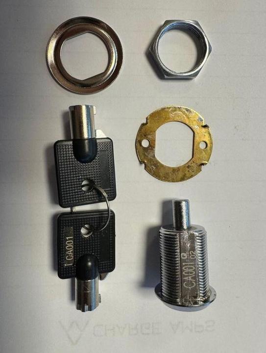 Actual product image Charge Amps Aura Push lock incl. key