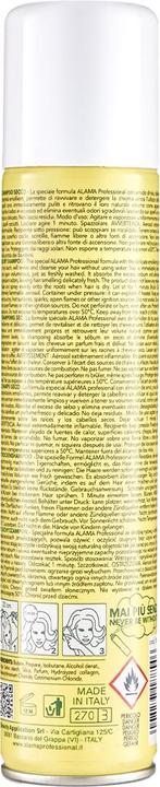 Actual product image Alama Professional Dry Shampoo for All Hair Types 200ml (200 ml, Dry shampoo)