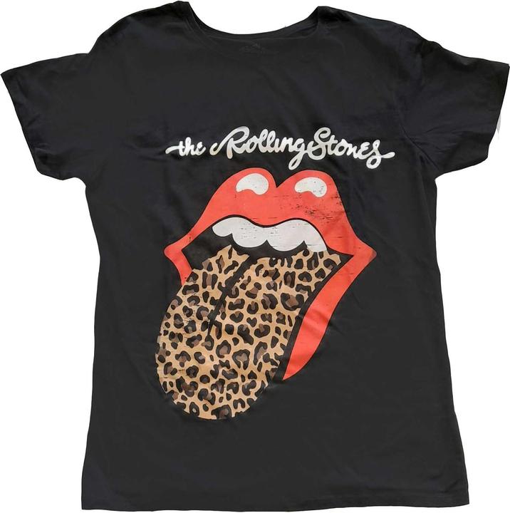 Image du produit The Rolling Stones Leopard Print Tongue (Girlie) (4XL)