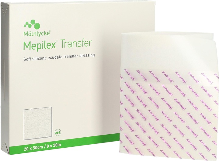 Produktbild Mepilex Transfer Safetac Wundauflage à 20 x 50cm (4 x)
