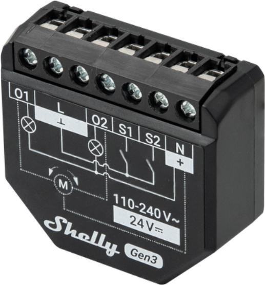 Actual product image Shelly 2PM Gen3 x4 (Switch actuator)