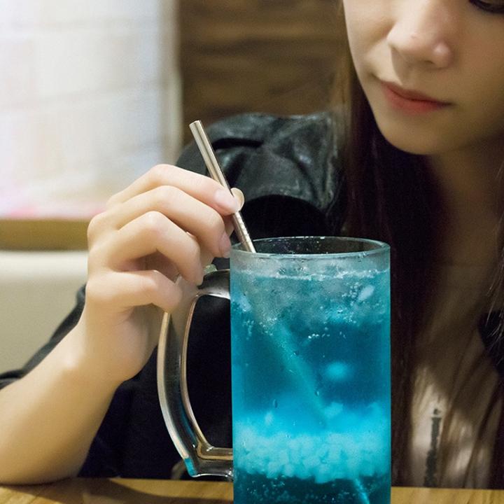 Immagine prodotto Ueli Express 4 in 1 cannucce a tubo riutilizzabili in acciaio inox (4 x)