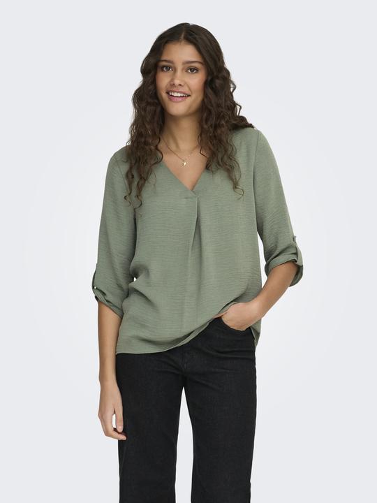 Produktbild JdY Einfarbiges Oberteil mit 3/4-Ärmeln (34)