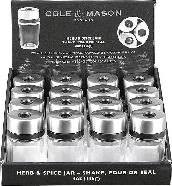 Produktbild Cole & Mason Kräuter & Gewürzgläser (0.22 l)