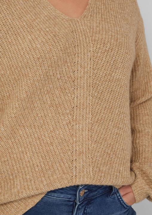 Produktbild s.Oliver Strickpullover Weicher Strickpullover im Relaxed Fit mit V-Ausschnitt (54)