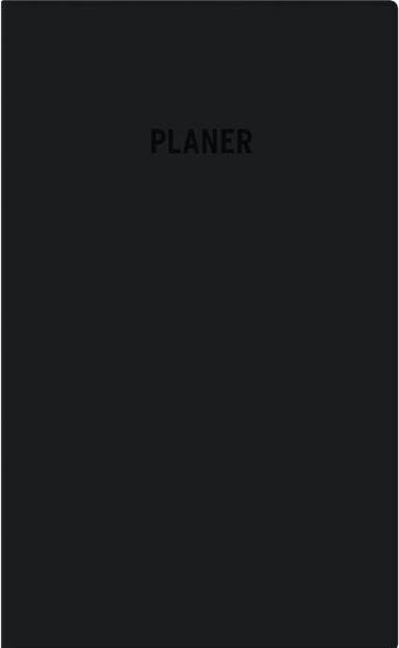 Produktbild Taschenplaner schwarz 2026 - Bürokalender 9,5x16 cm - 32 Seiten - 1 Monat auf 2 Seiten - separates (1 Monat / 2 Seiten)