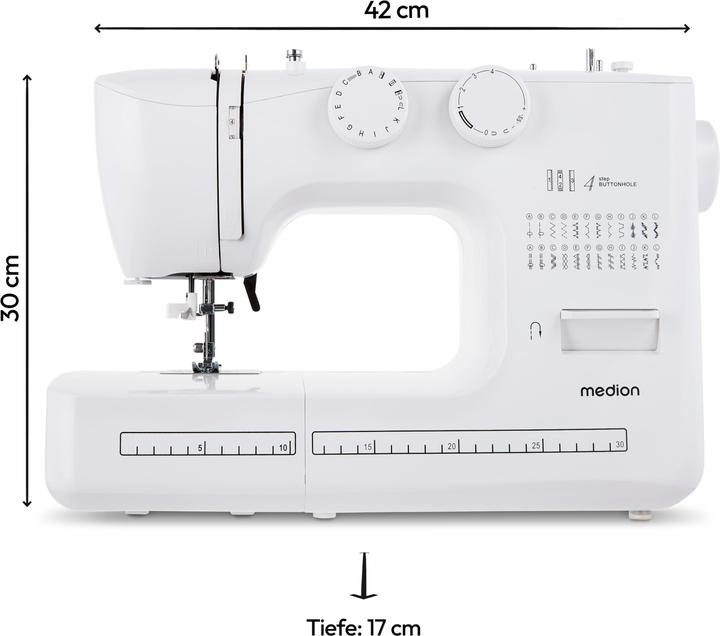 Medion LIFE® Freiarm-Nähmaschine SM60 (MD10689)