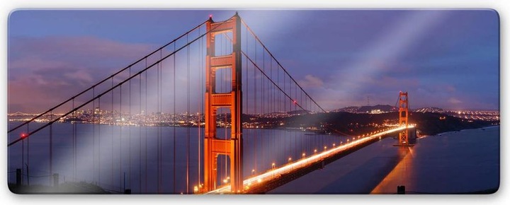 Produktbild Trenddeko Golden Gate Bridge Panorama (120 x 50 cm)