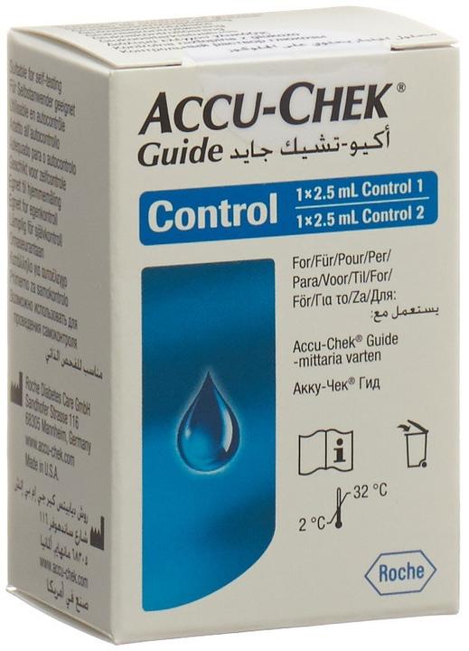 Actual product image Accu-Chek Guide control solution