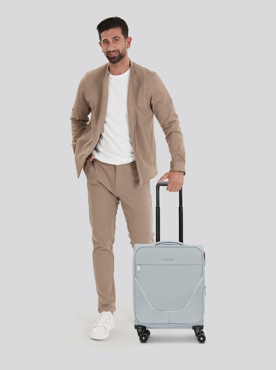 Immagine prodotto Stratic carrello cabina taska a 4 ruote S 55 cm con piega ad espansione (41 l, Bagaglio a mano (fino a 50 litri))