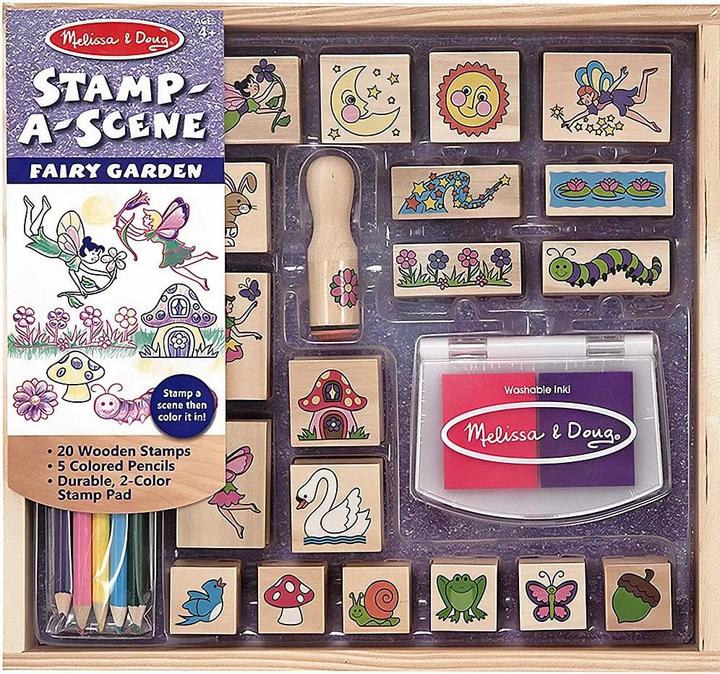 Produktbild Melissa & Doug Stamp-a-Scene Feengarten