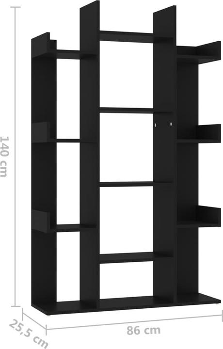 Produktbild vidaXL Bücherregal (86 x 25.50 x 140 cm)
