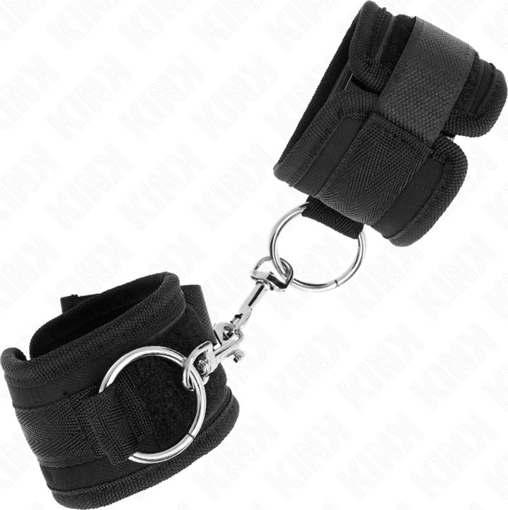 Actual product image Kink - Wrist Restraints Black Adjustable 18-35 Cm X 6 Cm