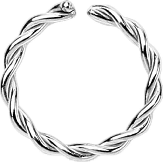 Immagine prodotto Star Piercing Anello piercing intrecciato in argento (senza ottone, Acciaio chirurgico 316L)