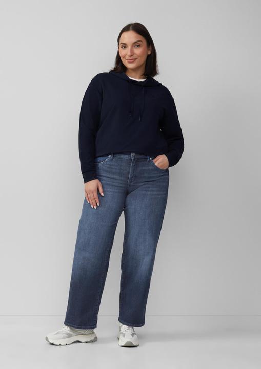 Produktbild S.Oliver Sweatshirt Weiches Kapuzen-Sweat mit Herz-Stickerei (44)