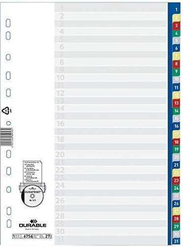 Image du produit Durable Registre A4 1-52