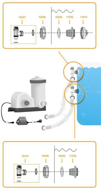Produktbild Intex Ventil komplett Ersatzteil