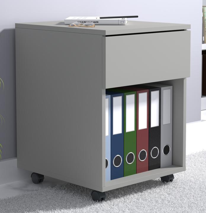 Image du produit VCM Caisson roulant Caisson d'appoint Caisson de bureau Roulettes Dasola 1 tiroir (39 x 70 x 55 cm)