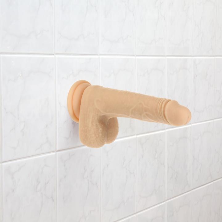 Actual product image Naked Addiction Realistic rotating dildo with remote control