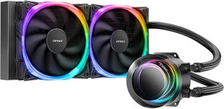 Actual product image Antec VORTEX 240 ARGB Processor All-in-one liquid cooler Black