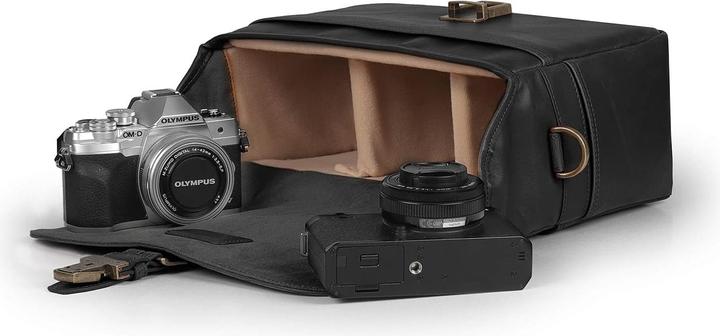 Produktbild MegaGear Ledertasche für Kamera (Kamera Schultertasche)