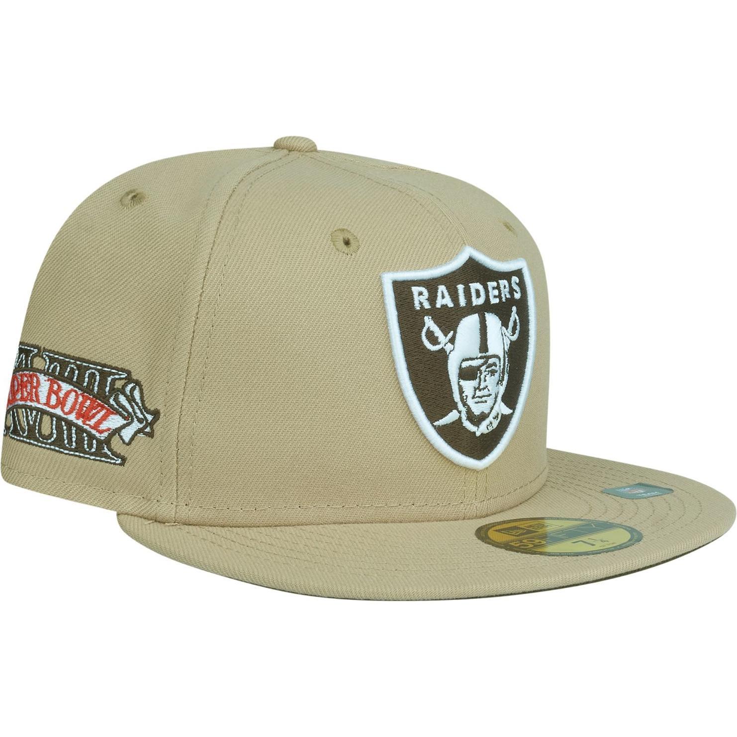 New Era, Herren, Cap, 59Fifty Cap - Las Vegas Raiders camel beige - 8, Beige, (8)