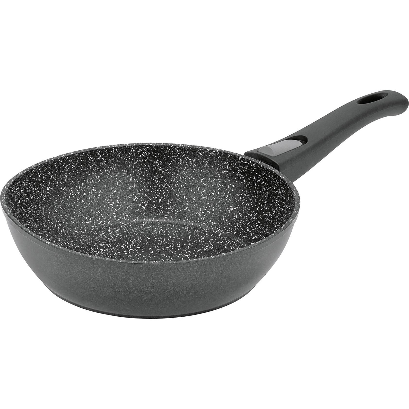 Resto Kitchenware Bratpfanne 'Aries', Pfanne + Kochtopf, Schwarz