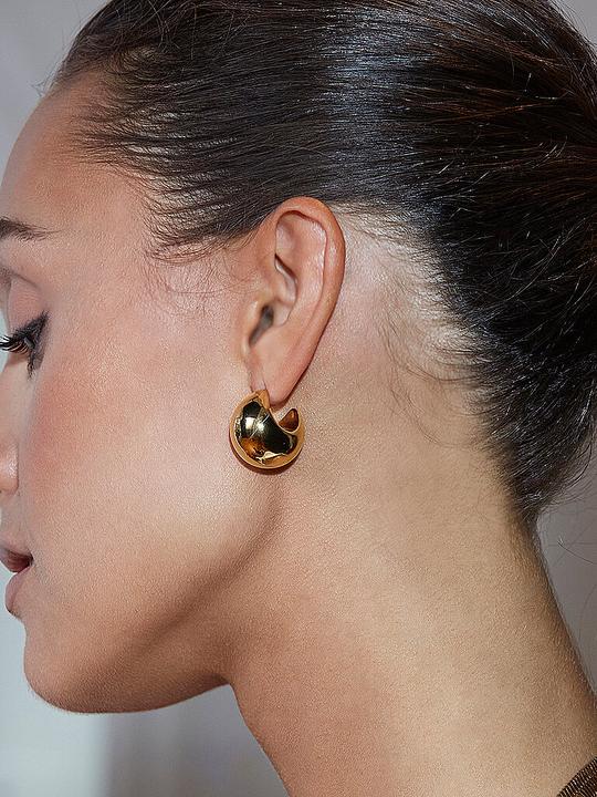 Actual product image Edblad Creolen BOLD CREOLES (Stainless steel)