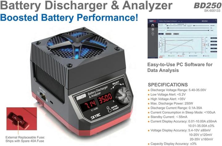 Produktbild SkyRC Entladegerät 35A 250W