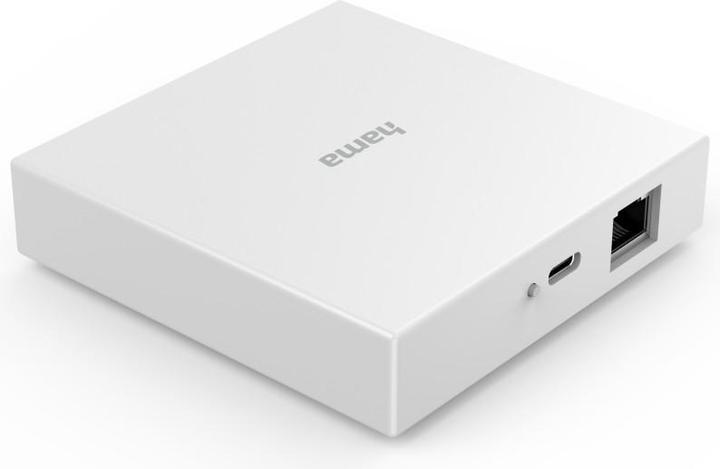 Produktbild Hama Smart-Home-Hub, Matter, Zigbee, Thread, für Sprach-/Appsteuerung (00176637)
