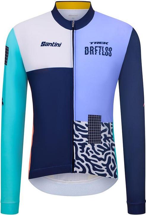Image du produit Santini Jersey Trek Driftless Long Sleeve Medium Blue (M)