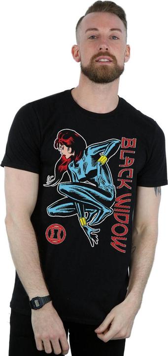 Immagine prodotto Black Widow In Action Maglietta Uomo (4XL)