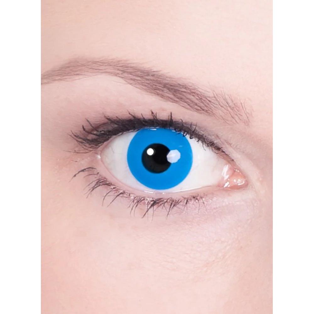Thumbnail - Metamorph, Farbige Linsen, Waldeld Monatslinsen ohne Stärke Fasching Halloween (Blau)