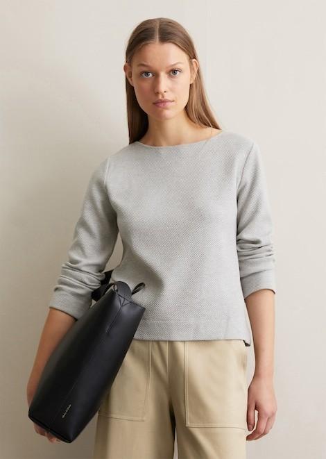 Produktbild Marc O'Polo Sweatshirt mit U-Ausschnitt und Regular Fit (S)