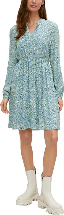 Image du produit Comma Kleid Crêpe-Kleid aus Viskose (36)