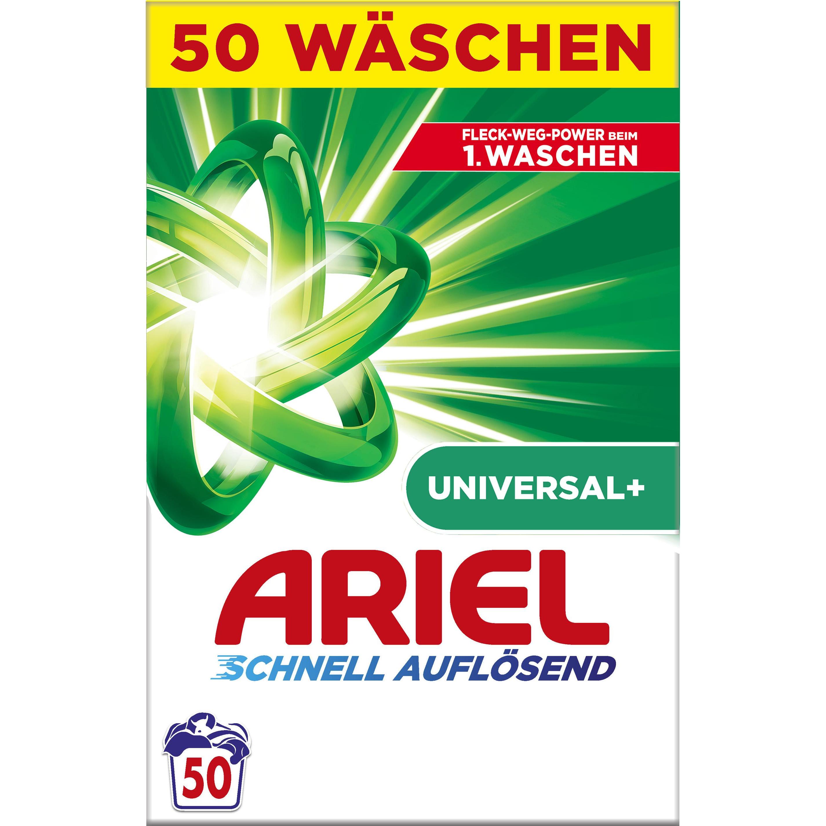 Ariel Universal+, Waschmittel + Textilpflege