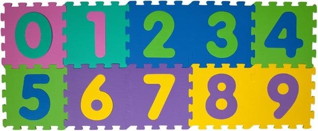 Produktbild Besttoy Soft Puzzlematte - Zahlen 0-9 - 10 Teile