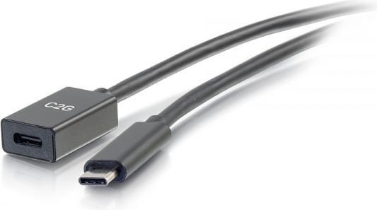 Produktbild C2G Verlängerungskabel USB-C auf C 3.1 (Gen 2) Stecker/Buchse () (0.30 m, USB 3.2 Gen 2)