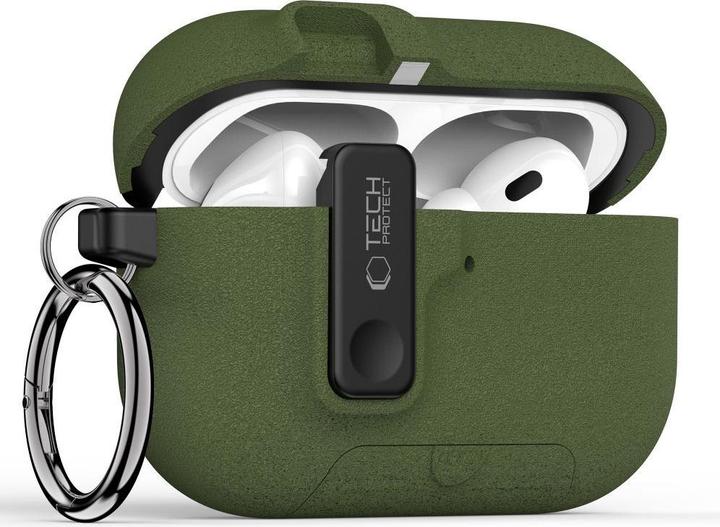 Image du produit 4Kom Headphone case Tech-Protect Apple AIRPODS PRO 3 SLIM HOOK Green (Manchon pour casque d'écoute)