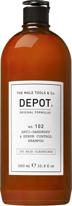 Image du produit Depot - No. 102 Anti-Dandruff & Sebum Control 1000 ml (1000 ml, Shampoing liquide)