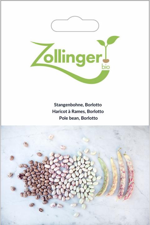 Image du produit Zollinger Bio Haricot à rames, Borlotto (Pousses)