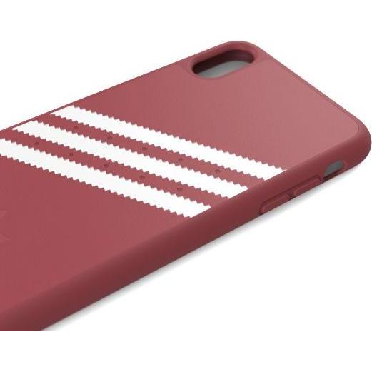 Thumbnail - adidas PU Moulded Case suede rosa/weiss (Apple iPhone XS Max), Smartphone Hülle, Rosa