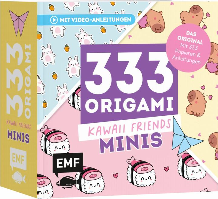 333 Origami Minis - Kawaii-Friends (70 g/m², 333x)