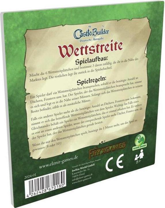 Castle Builder: Milestone Erw. (German, 2 - 4 Players)