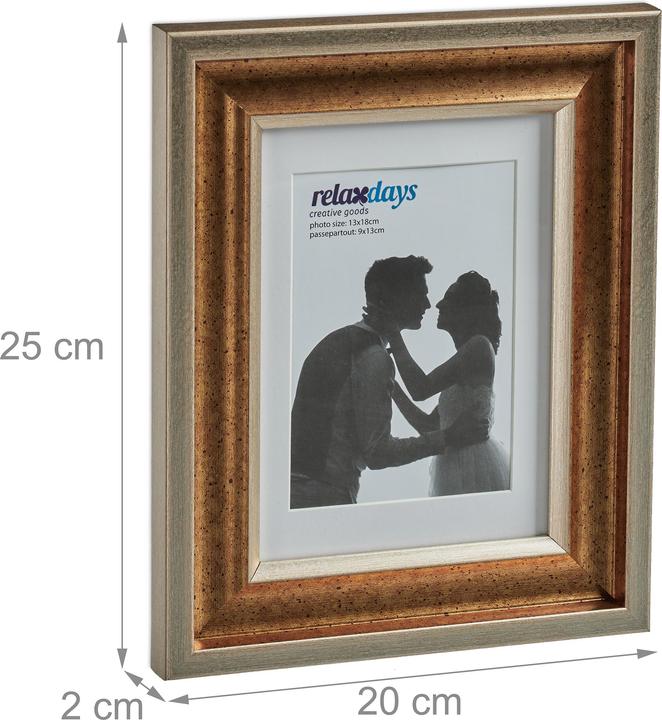 Actual product image Relaxdays 2x picture frame (13 x 18 cm)