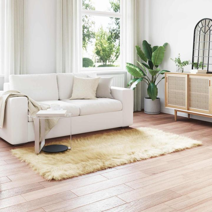 Produktbild vidaXL Kunstschaffell Teppich (100 x 200 cm)
