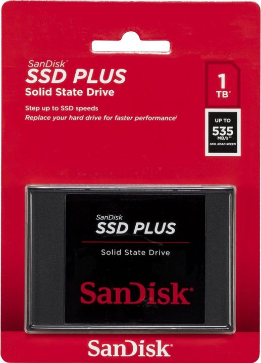 Produktbild SANDISK SSD Plus (1000 GB, 2.5")