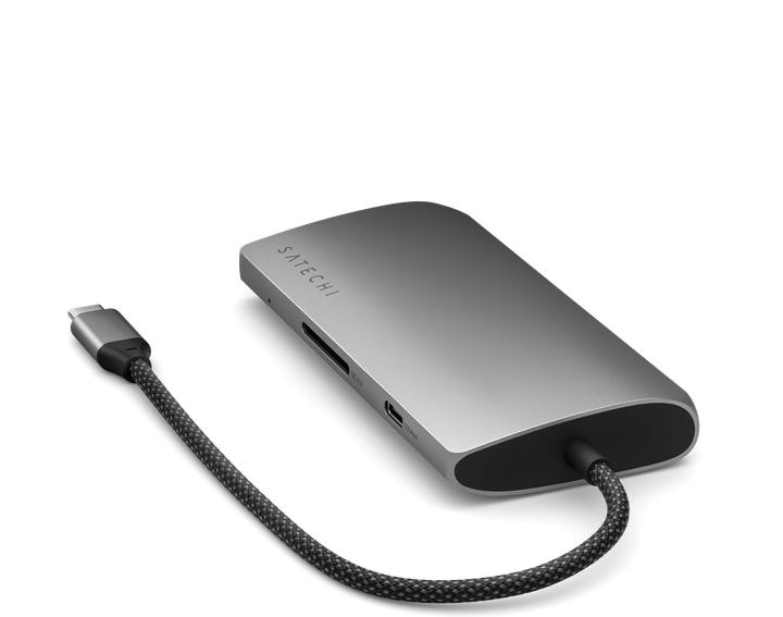 Actual product image Satechi USB-C Multiport 8k with Ethernet V3 (USB-C, 8 ports)